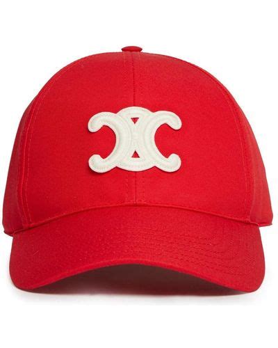 celine cap red|Celine hat women.